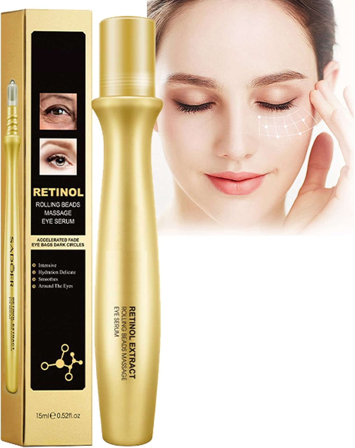 Ser Roll-on pentru Ochi cu Retinol