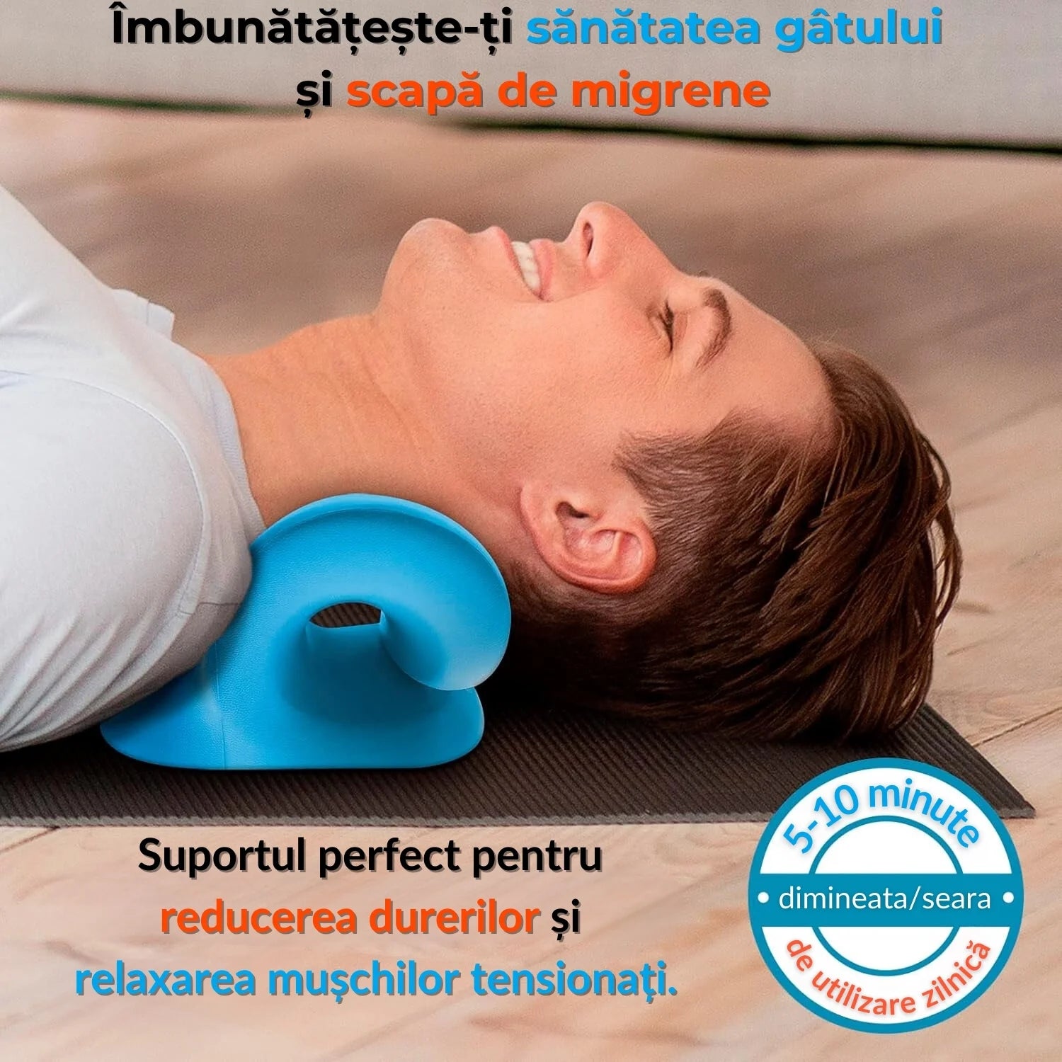 Ai dureri cervicale? Relaxează-ți gâtul și îmbunătățește-ți postura fără efort!
